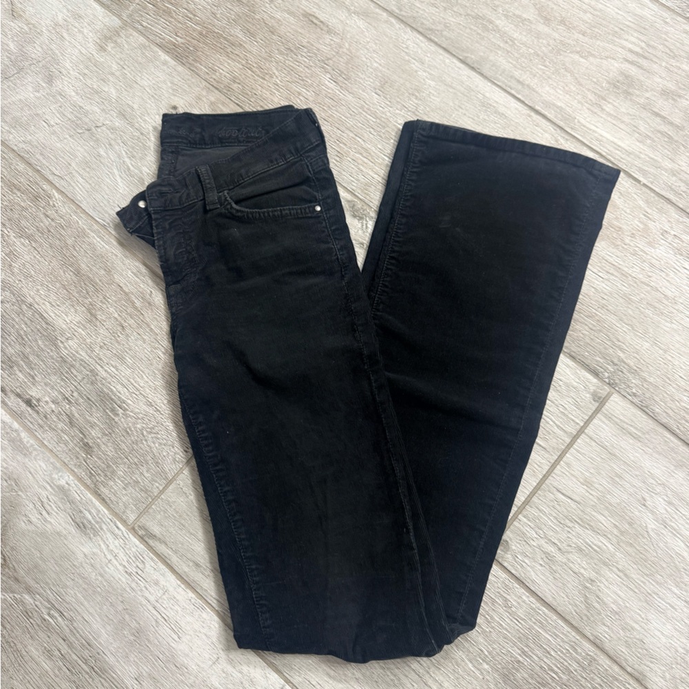 7 For All Mankind  - Black Corduroy pants